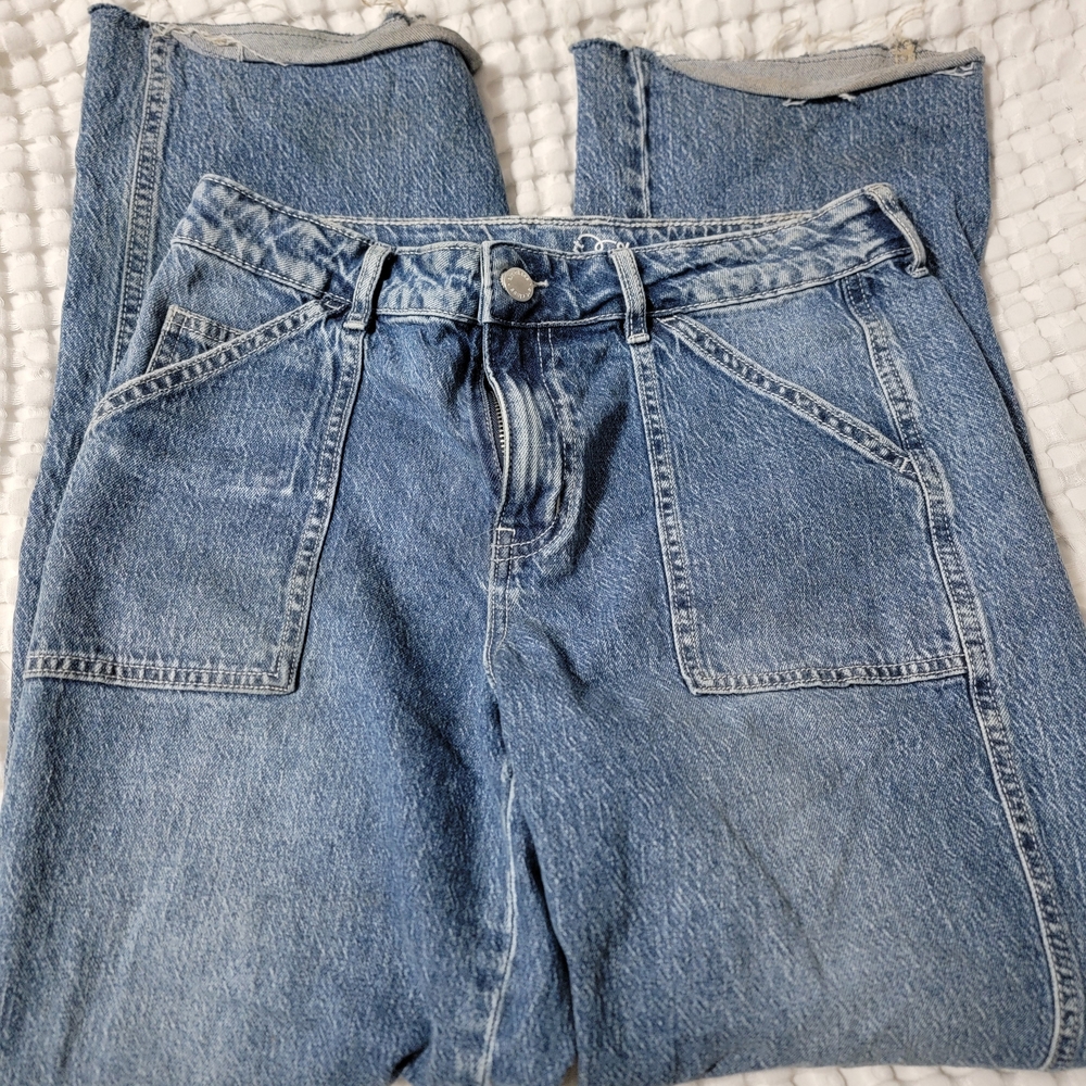 Art Class Blue Denim Fabric